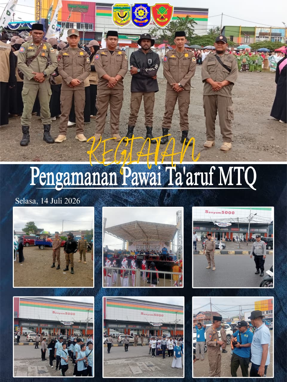Pengamanan Pawai Ta'aruf MTQ 
